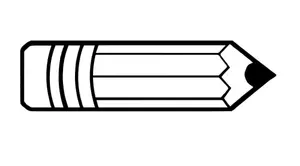 Icono de lápiz de vector