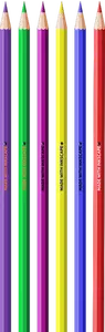 Lápis de cores diferentes