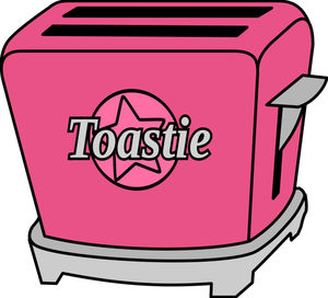 Pink toaster