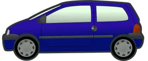 Vecteur voiture bleue