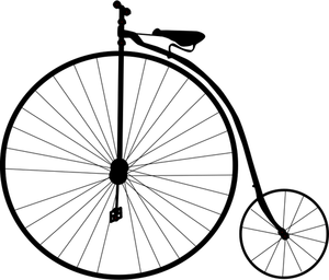 Snorfiets silhouet vector afbeelding