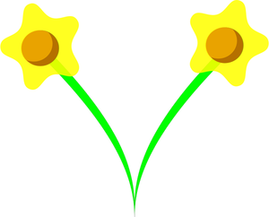 Immagine vettoriale fiore narciso