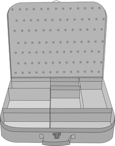 Suitcase vector image
