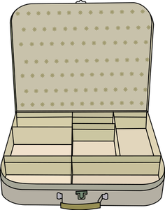 Koffer vector illustraties
