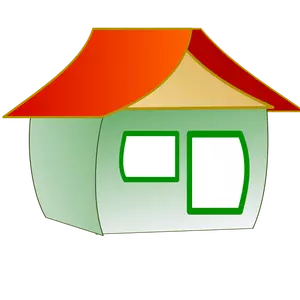Huis pictogram vector illustraties
