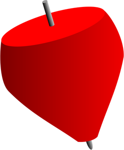 Spinning top vector drawing