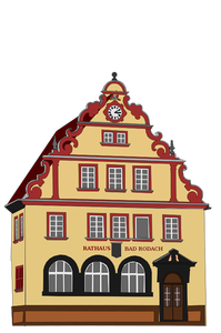 Image vectorielle de l'hôtel de ville de Bad Rodach