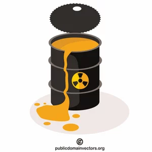 Barrel of toxic waste