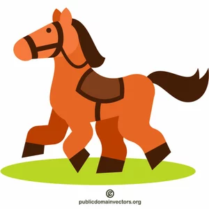 Toy horse clip art