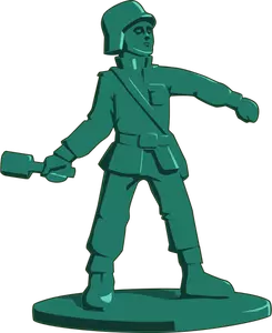 Image vectorielle de jouet soldat