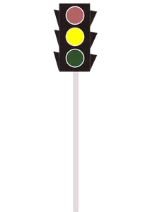 Gambar kuning lampu lalu lintas