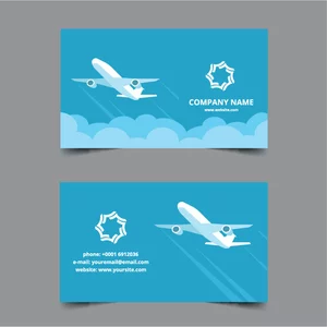Travel agency business card