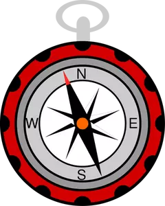 Kompas vektor ilustrasi
