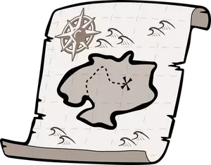 Старая бумага Карта сокровищ