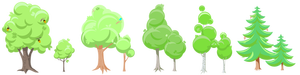 Pohon-pohon di hutan