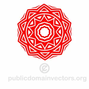 Arabă-forma de desen vector