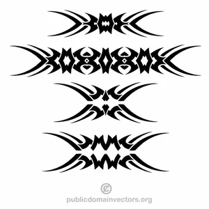 520 free tribal vector tattoo designs | Public domain vectors