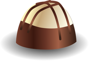 Illustration de délicieux chocolat praline