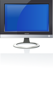 Disegno vettoriale di LCD monitor