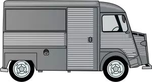 Camionnette vehicle vector drawing