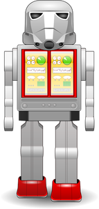 Startoy robot vector image