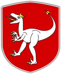 Vektor-ClipArts Wappen der Tschechischen Dino