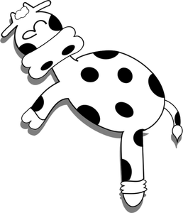 Little spotty sheep vector drawing