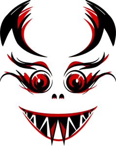 Halloween vampire monster vector clip art