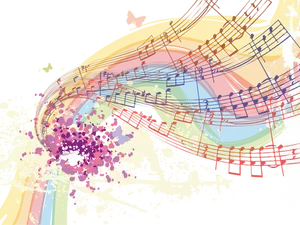 Note muzicale model grafică vectorială