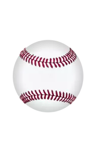 Desenho de bola de beisebol vetorial