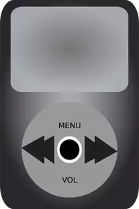 iPod głoska bezdźwięczna gracz ilustracja wektorowa