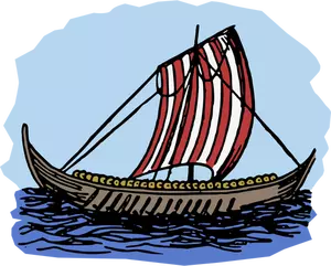 Viking Boot Bild