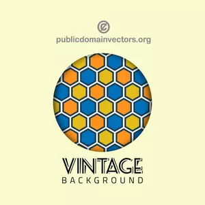 Colorful vintage pattern vector