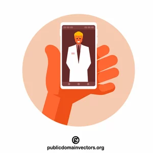 Videosamtal med virtuell läkare