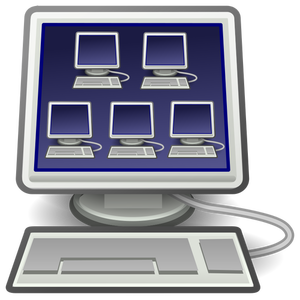 Immagine vettoriale Tango computer icona