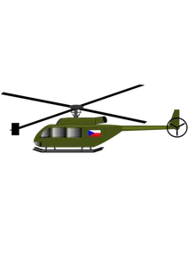 Helicóptero vector arte