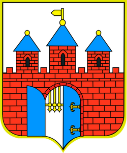 Vector illustration of coat of arms of Bydgoszcz City