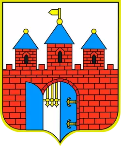 Ilustração em vetor de brasão de armas da cidade de Bydgoszcz