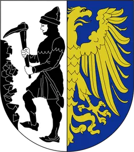 Grafika wektorowa herbu miasta Bytom