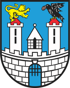 Vector illustration of coat of arms of Czestochowa City