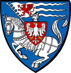 Vektor-Bild des Wappens der Stadt Koszalin