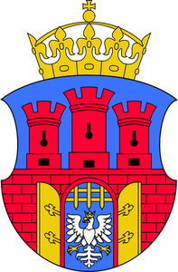 Vector illustraties van wapenschild van Krakow Stad