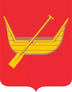 Ilustracja wektorowa herbu miasta łodzi