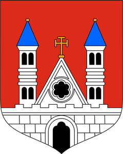 Vector graphics of coat of arms of Plock City