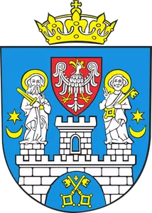 Vektor gambar lambang kota Poznan