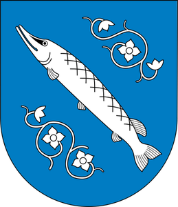 Vektor-ClipArt-Grafik des Wappens der Stadt Rybnik