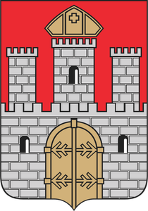 Vector illustration of coat of arms of Wloclawek City