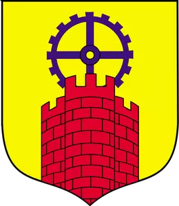 Vector clip art of coat of arms of Zabrze City