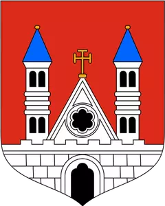 Vector coat of arms of Plock City