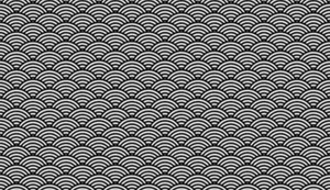Japanese pattern in gray scale